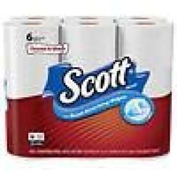 Scott Paper Towels Choose-A-Sheet, 4 Packs of 6 Mega Plus Rolls (24 Mega Rolls), White