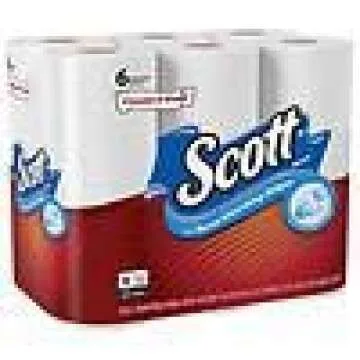 Scott Paper Towels Choose-A-Sheet, 4 Packs of 6 Mega Plus Rolls (24 Mega Rolls), White