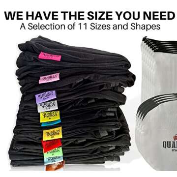 XXL/Car Side Window Shades for SUVs (12 Sizes) - Baby Protection from Sun, Heat, Bugs & Privacy, Double-Layered Stretchy Mesh Screens, 2-Pack by Qualizzi