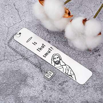 Funny Bookmark Gift for Book Lover Women Men Best Friend Easter Christian Gifts Humor Jesus Book Mar...