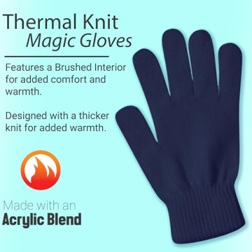 Warm Winter Magic Gloves for Men and Women - 12 Pairs