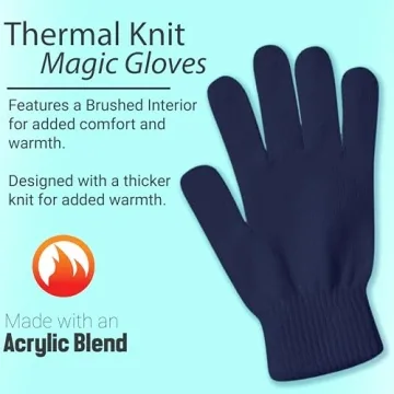 Warm Winter Magic Gloves for Men and Women - 12 Pairs