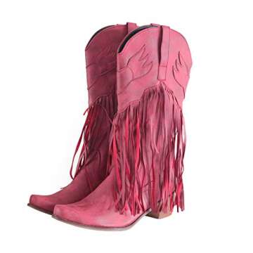 NOLDARES Winter Cowboy Boots for Stylish Comfort