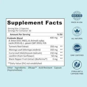 BB Company Provitalize | Probiotics for Women, Menopause | Joint Support, Sexy Midsection Curves, Digestive Health, Menopause Bloat | Turmeric Curcumin Moringa | Packaging Vary | 60 Ct