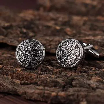 HAWSON Vintage Cufflinks for Men - Elegant Wedding Accessory