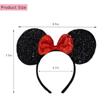 FANYITY Mouse Ears Headbands for Fun and Costume Parties