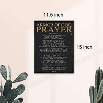 Christian Wall Art Religious Prayer Canvas Print for Home Decor