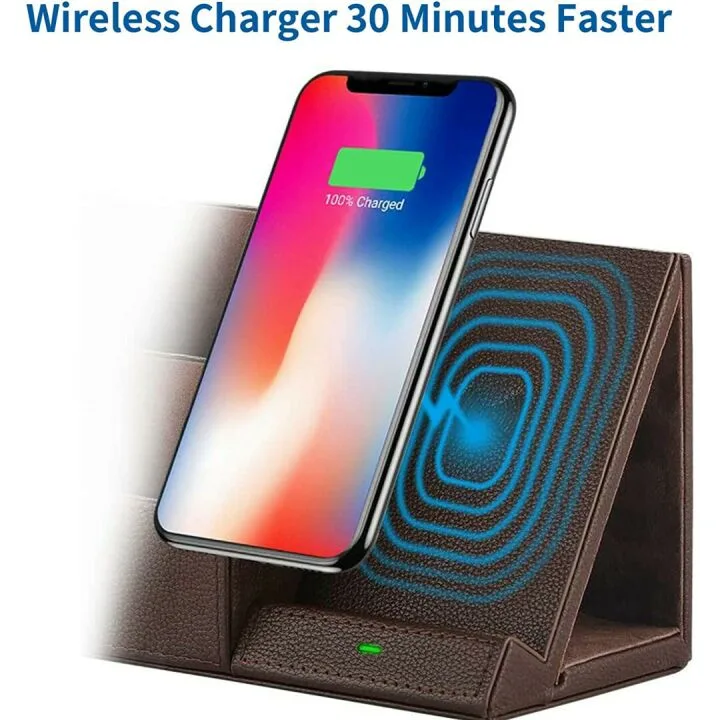 OUTXE Wireless Charging Station & Desk Organizer