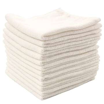 Dry Rite Best Magic Microfiber Cloths - 12 Pack, Ultra-Soft 12"x12" Lint-Free & Streak-Free Towels for Auto, Home & More - Highly Absorbent, Use Wet or Dry