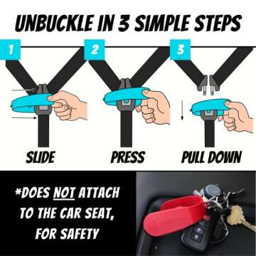 UnbuckleMe Car Seat Release Tool - Effortless Unbuckling Aid