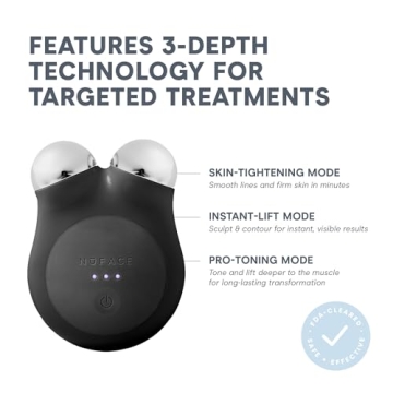 NuFACE MINI+ Microcurrent Facial Device for Tightening Skin