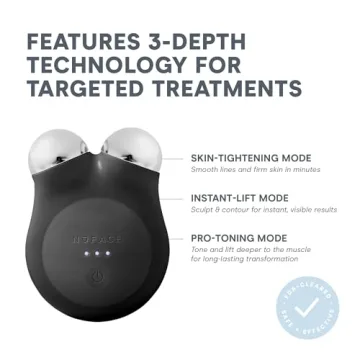NuFACE MINI+ Microcurrent Facial Device for Tightening Skin