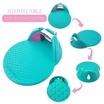 WHITEMOON Cup Edger: Perfect Cuts for Tumblers