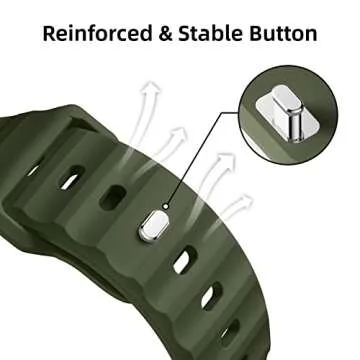 Durable Apple Watch Sport Bands for Men - Waterproof & Stylish