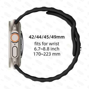 Durable Apple Watch Sport Bands for Men - Waterproof & Stylish