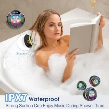 OYIB Bluetooth Shower Speaker - Waterproof 360° Sound