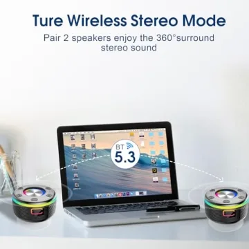 OYIB Bluetooth Shower Speaker - Waterproof 360° Sound