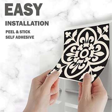 Bleucoin Peel Stick Tile Stickers for Homes