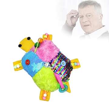 Fidget Pillow Turtle for Alzheimer Patients for Therapy and Anxiety Relief Sensory Toys for Autism D...