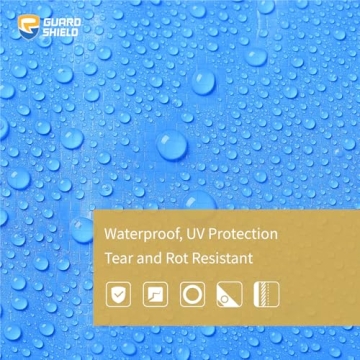 GUARD SHIELD 12x20 Blue Tarp Waterproof Durable Outdoor Cover