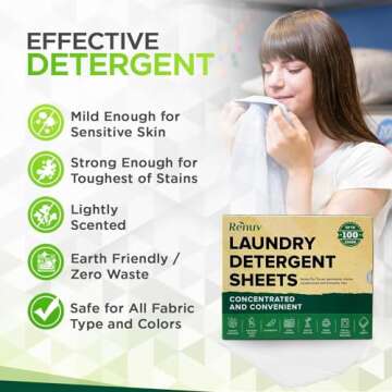 Renuv Detergent Sheets - Eco Friendly Laundry Solution