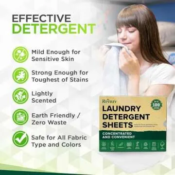 Renuv Detergent Sheets - Eco Friendly Laundry Solution