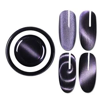 Born Pretty 5D Cat Eye Magnetic Gel Polish Starry Sky Soak Off UV Gel Nail Art manicuring Varnish 6 Colors Set 9D Effect
