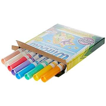 Crayola Washable Crystal Effects Window Markers, 8 ct