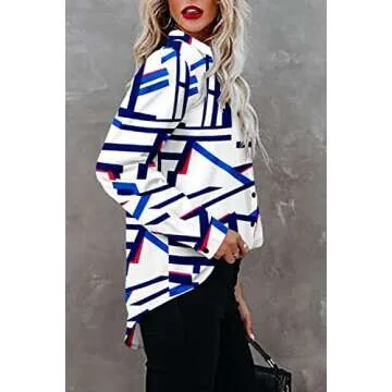 Stylish Magritta White Button Up Shirts for Women