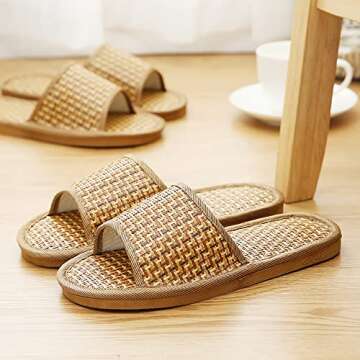 Thuizen Men's Rattan Grass Sandal - Comfort & Style
