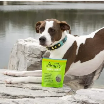 Jiminy's Chewy Cricket Dog Treats - Low Calorie, Hypoallergenic