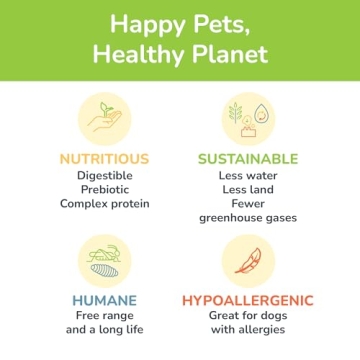 Jiminy's Chewy Cricket Dog Treats - Low Calorie, Hypoallergenic