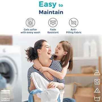 Thread Spread 100% Cotton Euro Pillow Shams Set of 2