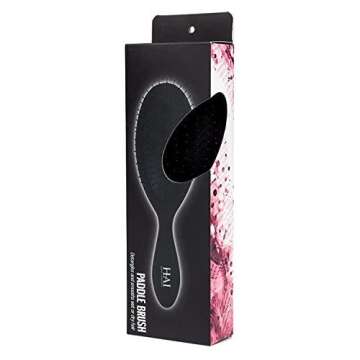 HAI Detangler - Premium Paddle Brush for All Hair Types