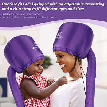 Adjustable Bonnet Hood Hair Dryer for Fast Drying and Styling