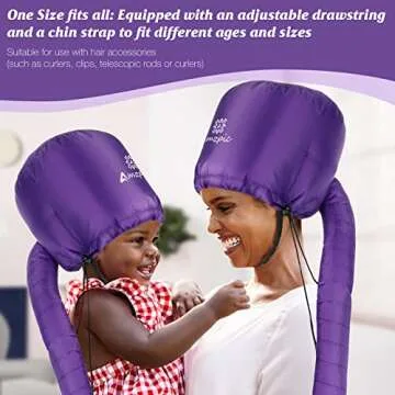 Adjustable Bonnet Hood Hair Dryer for Fast Drying and Styling