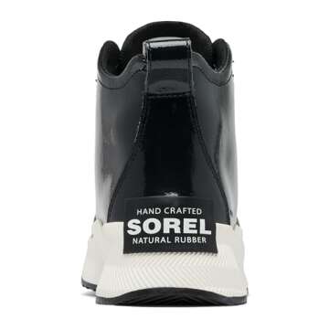 Sorel Women's Out N About lll Classic Waterproof Boots - Black, Sea Salt, White - Size 8
