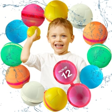 LEGACY KIDS Reusable Water Balloons For Kids, Water Balloons Quick Fill, Refillable Water Balloons F...