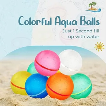 LEGACY KIDS Reusable Water Balloons - Quick Fill Water Fun