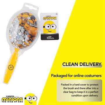 Magical Minions Hair Brush for Kids Aged 3 and Up