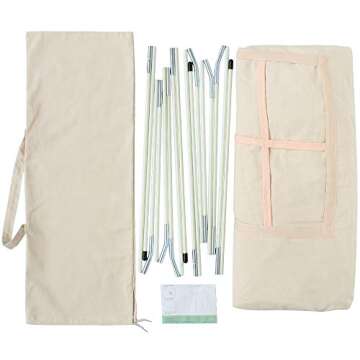 Love Tree Kids Play Tent Castle Large Teepee Tent for Kids Portable Playhouse Children House for Indoor Outdoor Use with Carry Bag for Boys and Girls Beige