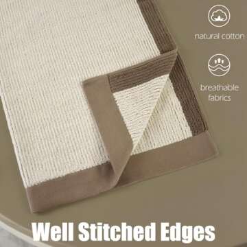 Cleanbear Ultra Soft Bath Towels Set - 520 GSM, Quick-Dry