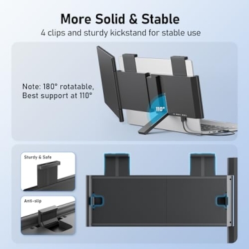 Portable 14" FHD Laptop Screen Extender for All Devices