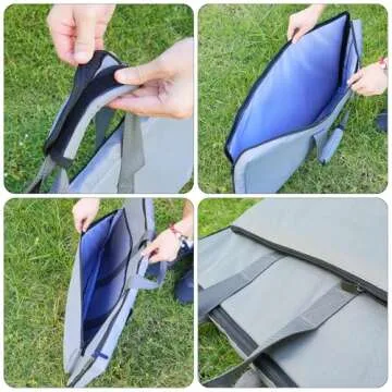 XTAR starlink bag gen 3 starlink travel case, starlink storage box Outdoor Travel Bag, starlink carrying case for Starlink GEN 3 Dish and Accessories, Gray/black