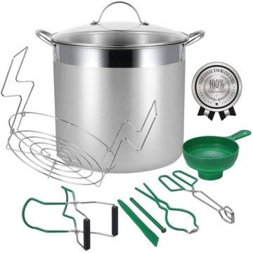 HOMKULA Canning Pot Complete 9-Piece Starter Kit