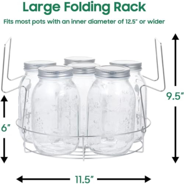 HOMKULA Canning Pot Complete 9-Piece Starter Kit