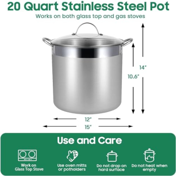 HOMKULA Canning Pot Complete 9-Piece Starter Kit