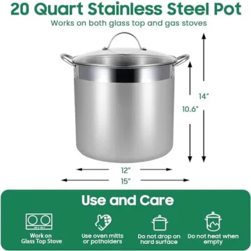 HOMKULA Canning Pot Complete 9-Piece Starter Kit