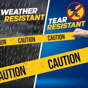 Premium Yellow Caution Tape - High Visibility, Durable