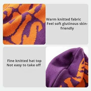 Fairy Beanie Women Knitt Cute Beanie Y2K Winter Cold